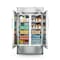 Premium Levella 16 cu. ft. Commercial Display Refrigerator Two Glass Door Merchandiser in Silver PRN165DX - alternate 6